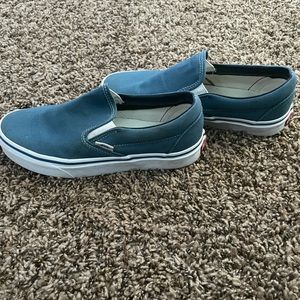Blue slip on Vans